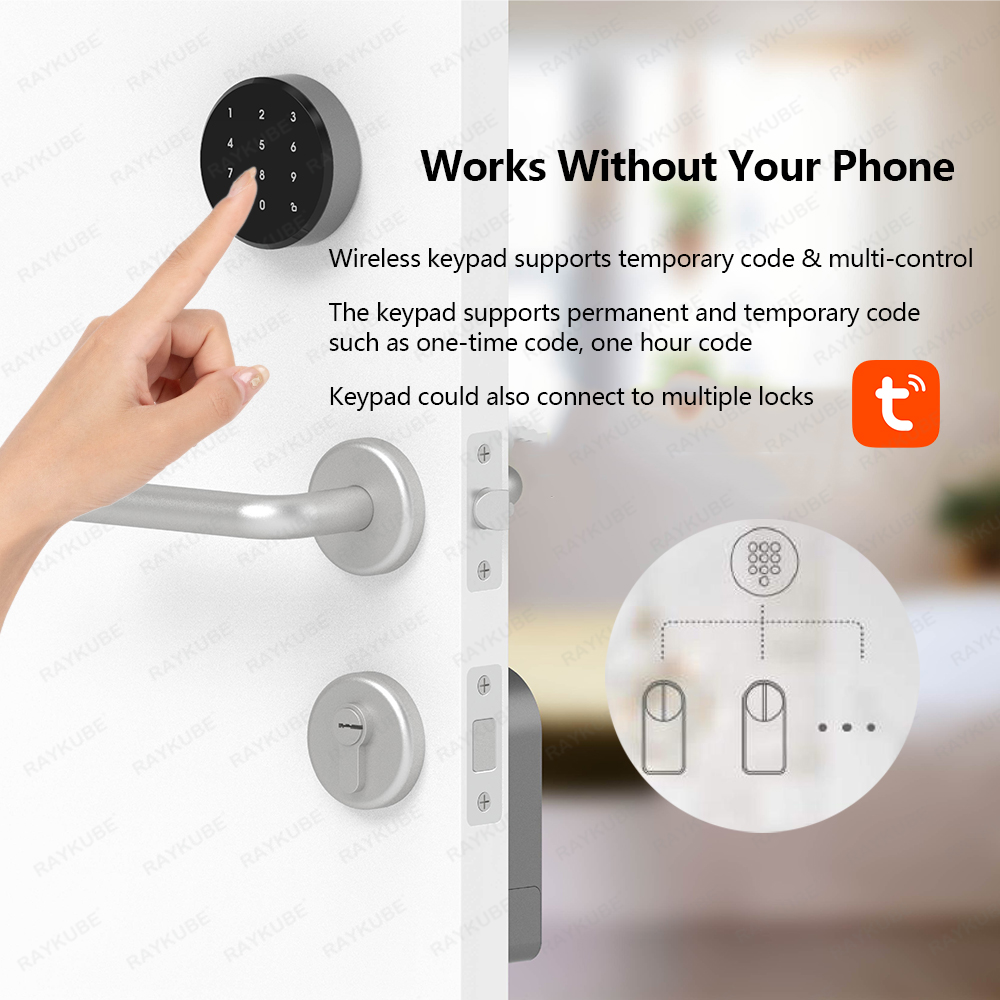 RAYKUBE A1 Pro Tuya BEL สมาร์ท - Smart Home Lock บทวิจารณ์และราคา