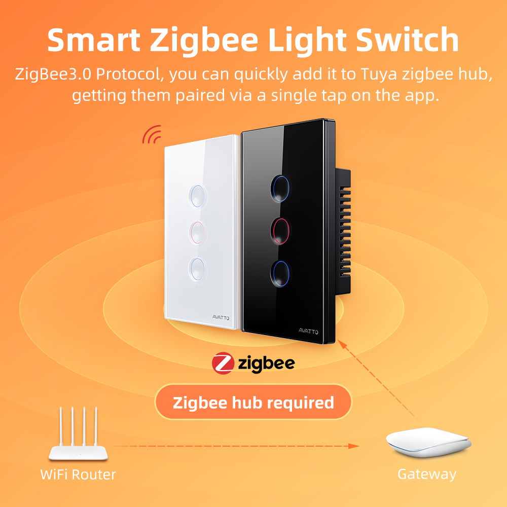 AVATTO 1/2/3/4 Gang ZigBee สวิ - Smart Home For Living บทวิจารณ์และราคา