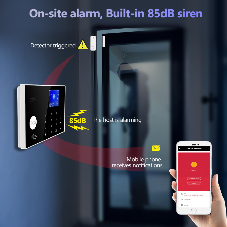 KERUI 4G พร้อม Doorbell แหวนปุ - Smart Home Keyboard บทวิจารณ์และราคา