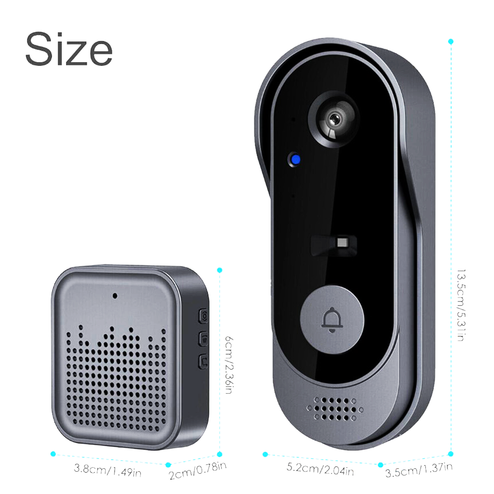 แอป Tuya มุมมองกว้าง 170 องศา  - Wifi Doorbell Camera บทวิจารณ์และราคา