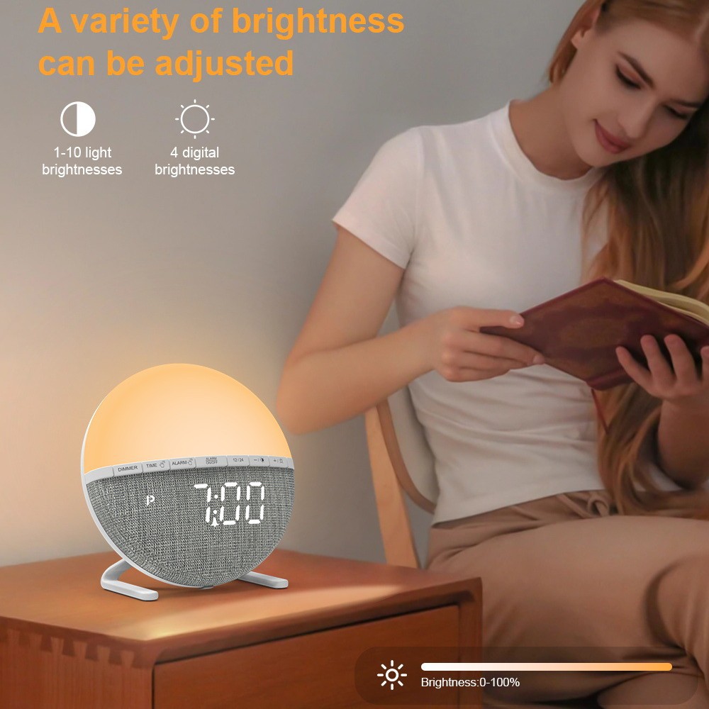 LED Wake Up Light นาฬิกาปลุกจํ - Smart Home Simulation บทวิจารณ์และราคา
