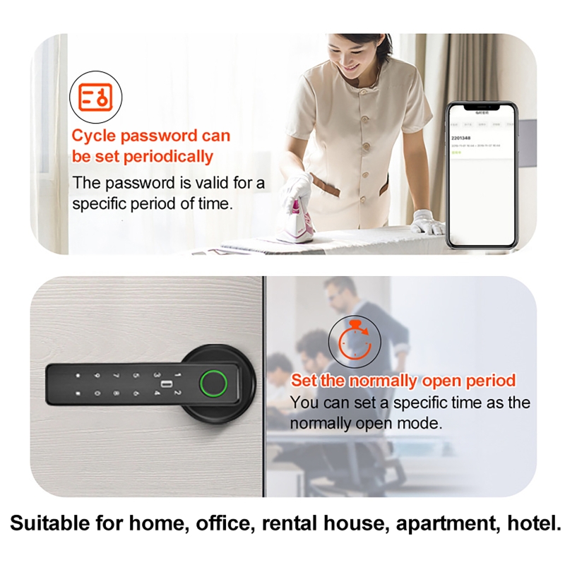 รีโมทคอนโทรล WiFi ควบคุมผ่านแอ - Smart Home Lock บทวิจารณ์และราคา