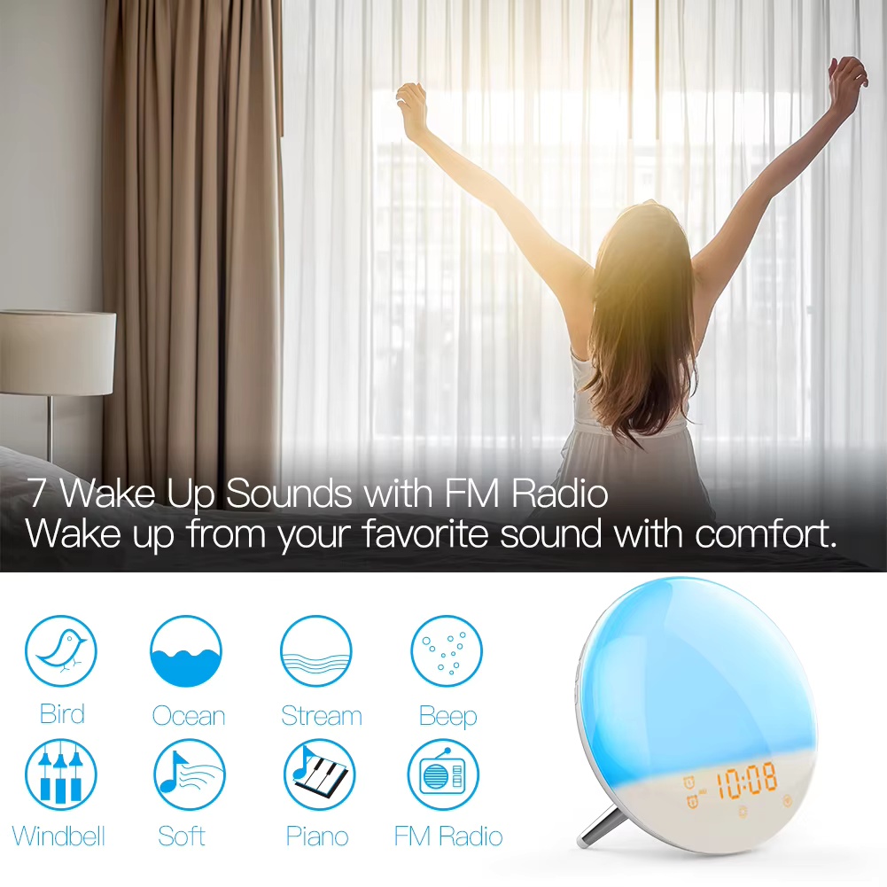 นาฬิกาปลุกอัจฉริยะ MOES WiFi พ - Smart Home Simulation บทวิจารณ์และราคา