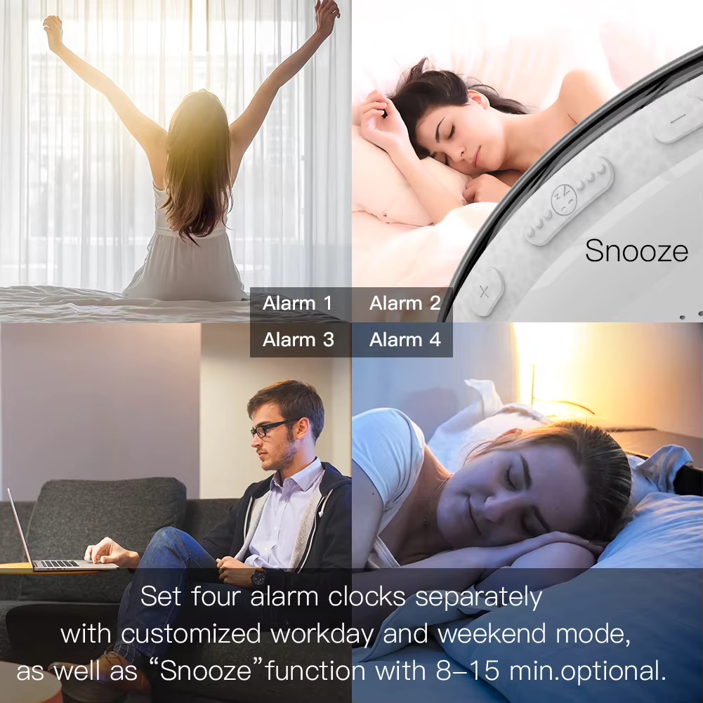 นาฬิกาปลุกอัจฉริยะ MOES WiFi พ - Smart Home Simulation บทวิจารณ์และราคา