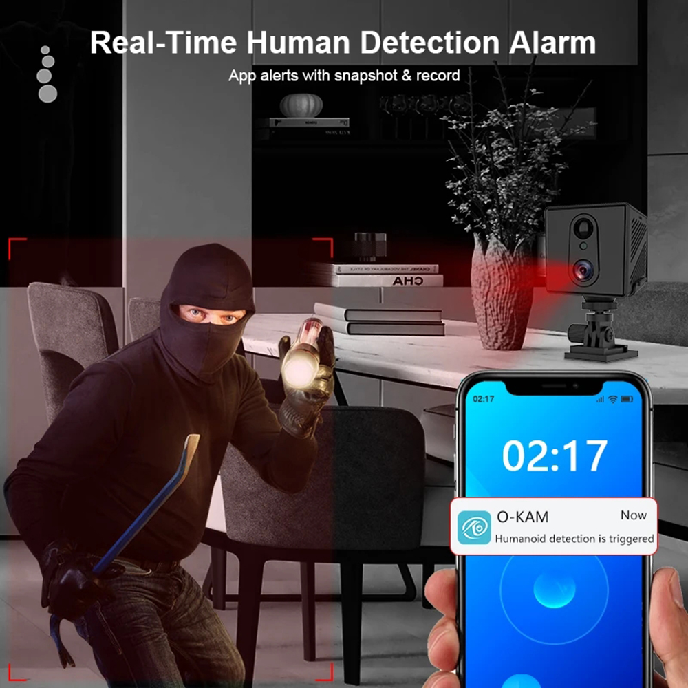 5MP 4G ซิมการ์ดมินิกล้องในร่ม  - Smart Home Simulation บทวิจารณ์และราคา