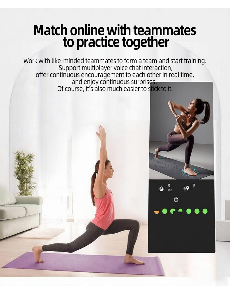 กระจกฟิตเนสอัจฉริยะทรงตัว A พร - Smart Home Gym Mirror บทวิจารณ์และราคา
