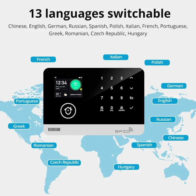 กล้องภายนอกอาคาร ควบคุมผ่านแอป - Smart Home Keyboard บทวิจารณ์และราคา