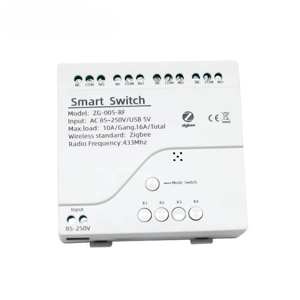 โมดูลสวิตช์รีเลย์ Tuya 4CH Zig - Smart Home Zigbee Gateway บทวิจารณ์และราคา