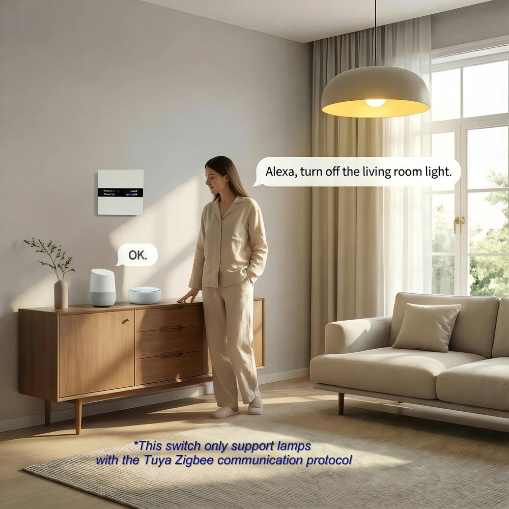 แผงสวิตช์อัจฉริยะ M8 Pro Zigbe - Smart Home Appliances บทวิจารณ์และราคา