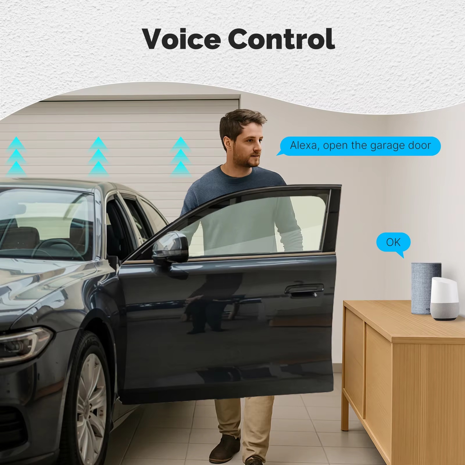 โมดูลควบคุมประตูโรงรถ MOES Zig - Smart Home Google Assistant บทวิจารณ์และราคา