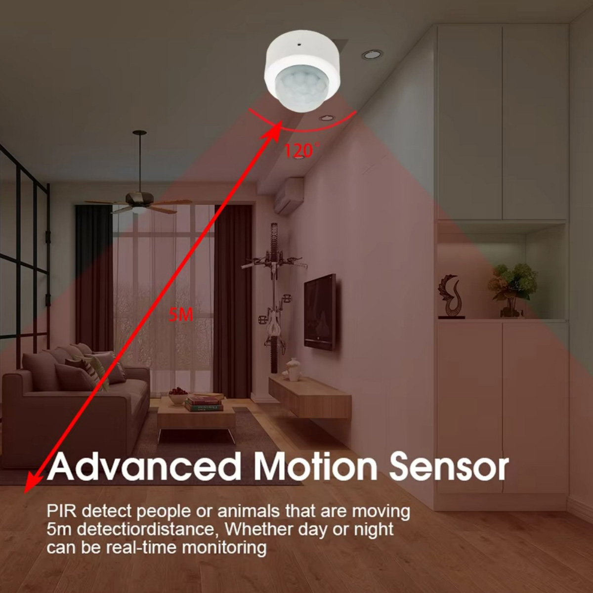 Zigbee3.0 มินิ PIR เซ็นเซอร์ตร - Smart Home Google Assistant บทวิจารณ์และราคา