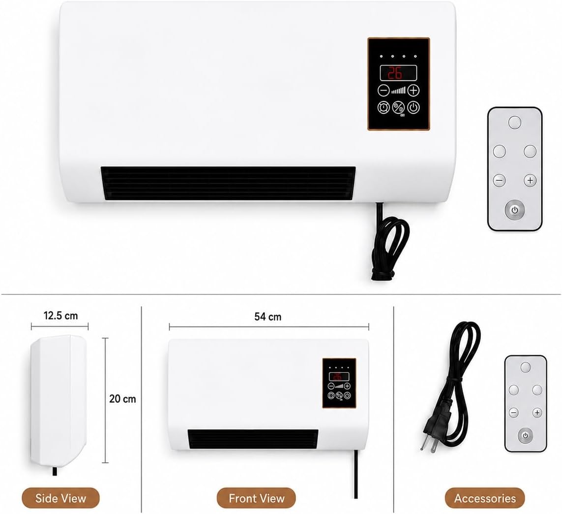 เครื่องปรับอากาศและเครื่องทำคว - Smart Bathroom Fan บทวิจารณ์และราคา