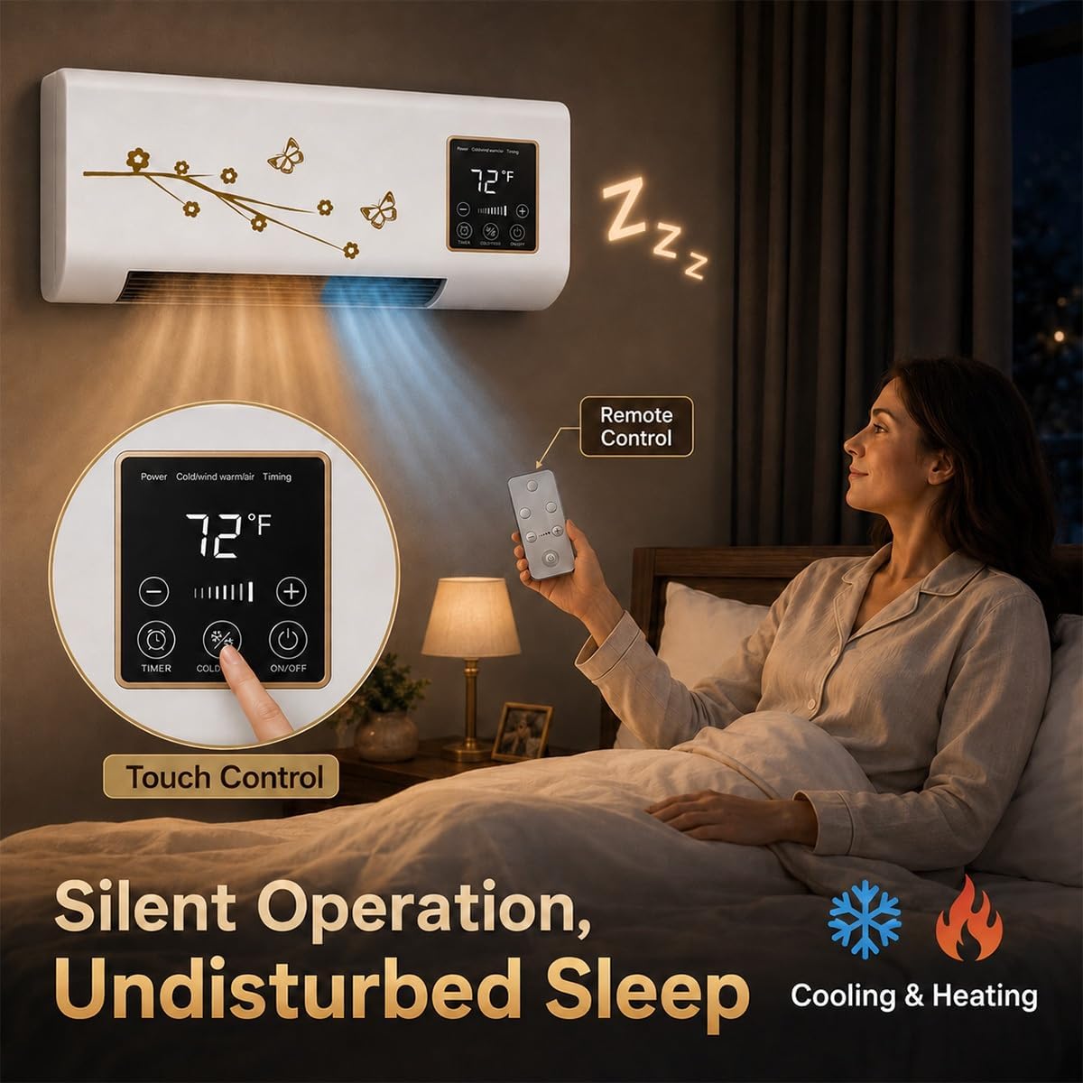 เครื่องปรับอากาศและเครื่องทำคว - Smart Bathroom Fan บทวิจารณ์และราคา