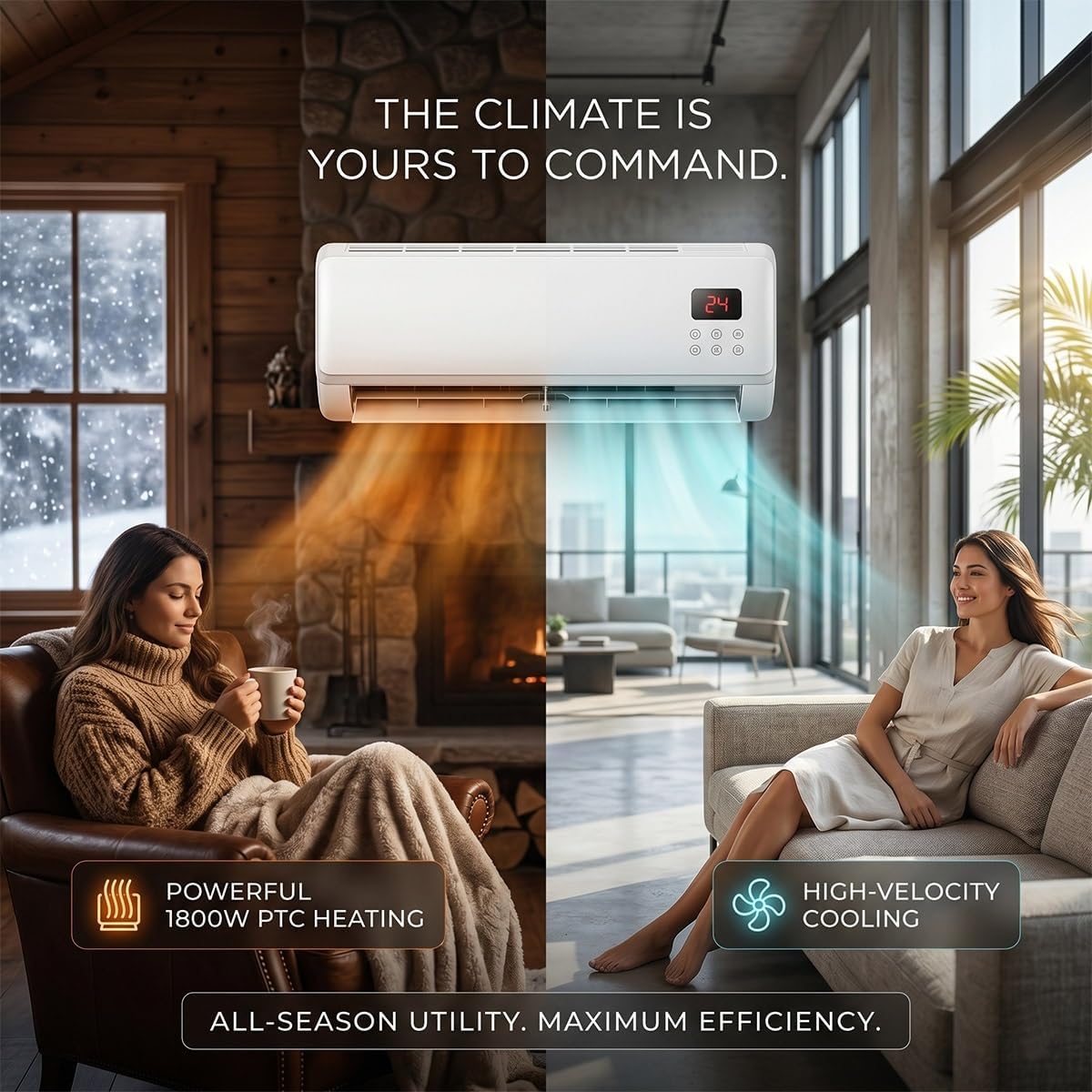 เครื่องปรับอากาศติดผนังพร้อมพั - Smart Bathroom Fan บทวิจารณ์และราคา