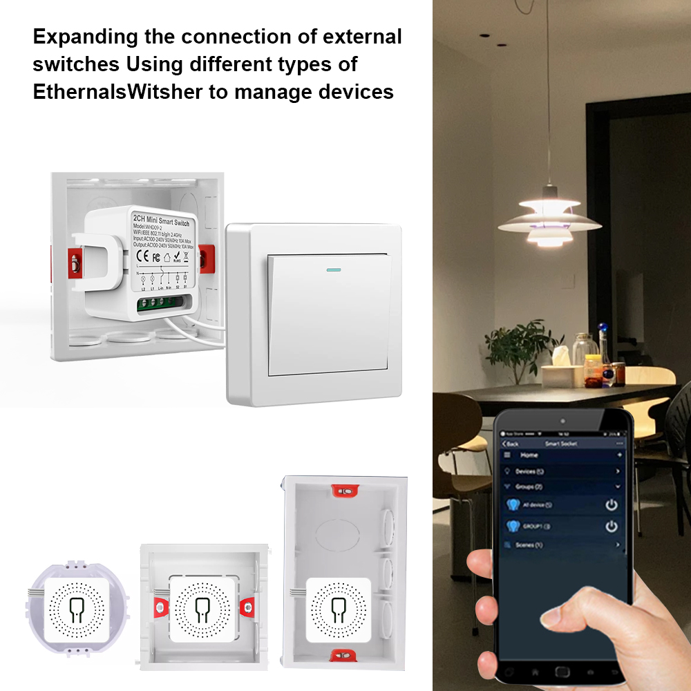 สวิตช์อัจฉริยะ Tuya แบบ 2 ทาง  - Smart Home For Living บทวิจารณ์และราคา