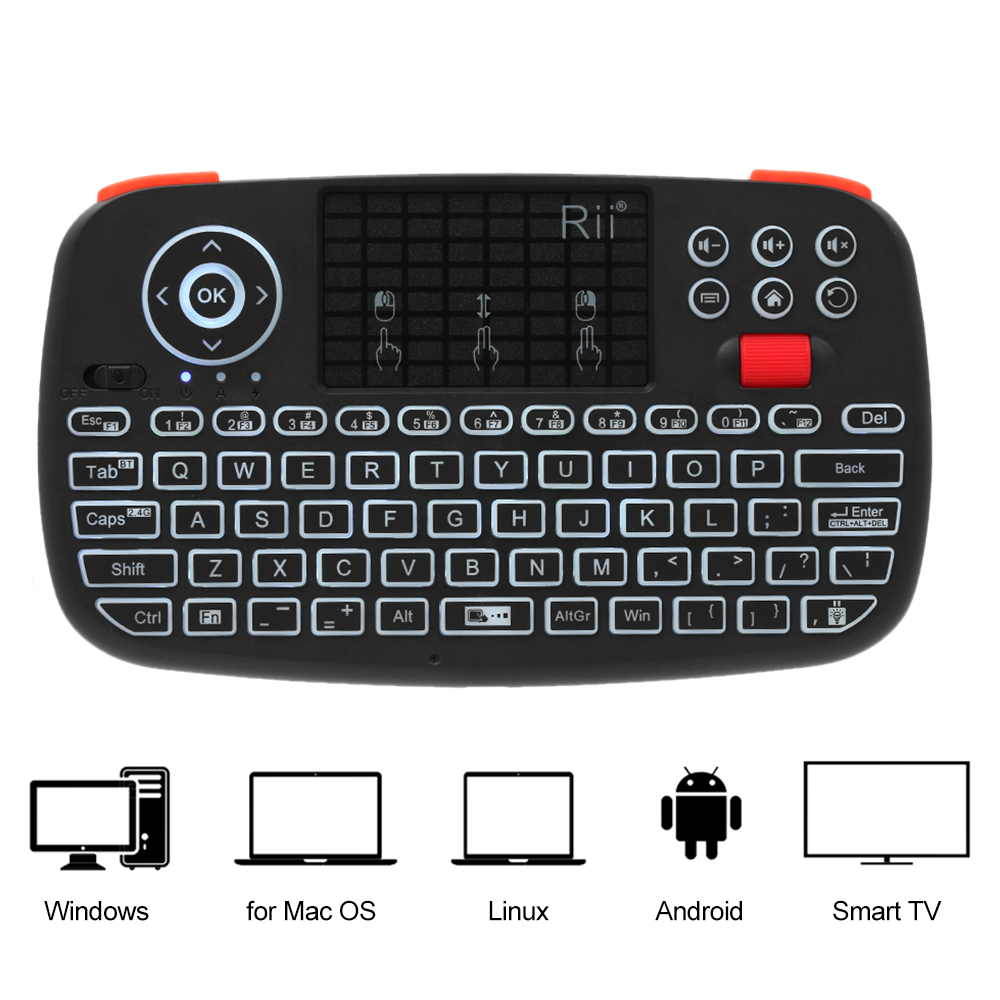 คีย์บอร์ดไร้สาย Rii I4 Mini BT - Smart Home Keyboard บทวิจารณ์และราคา