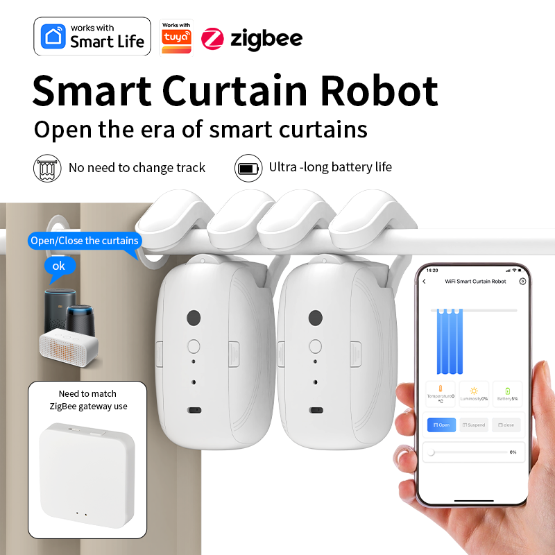 มอเตอร์ม่านอัตโนมัติ Zigbee  ต - Smart Home Appliances บทวิจารณ์และราคา