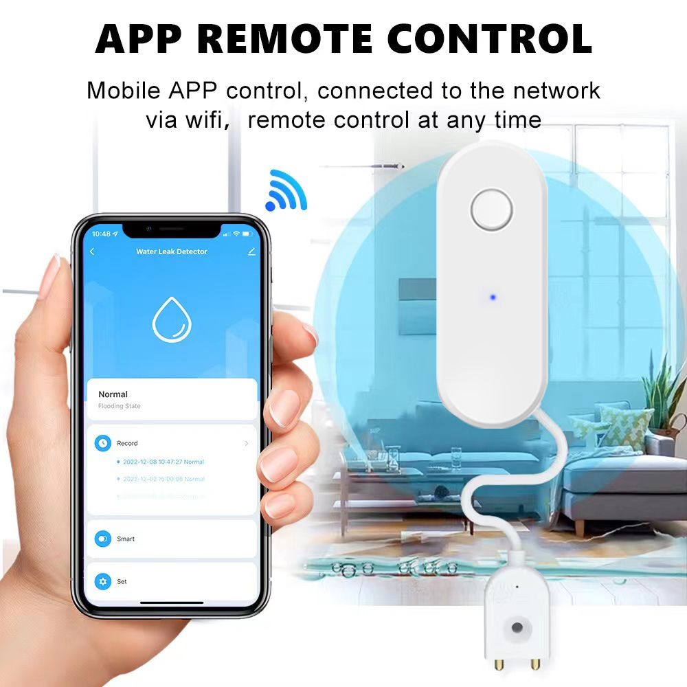 Tuya WiFi สมาร์ทเซ็นเซอร์น้ําร - Wifi Water Leak Detector บทวิจารณ์และราคา
