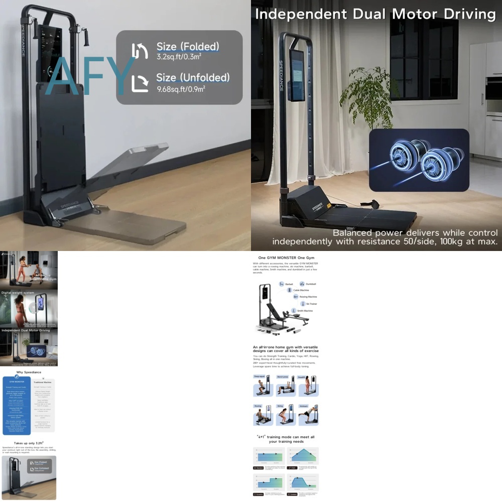 กระจกออกกำลังกายอัจฉริยะสำหรับ - Smart Home Gym Mirror บทวิจารณ์และราคา