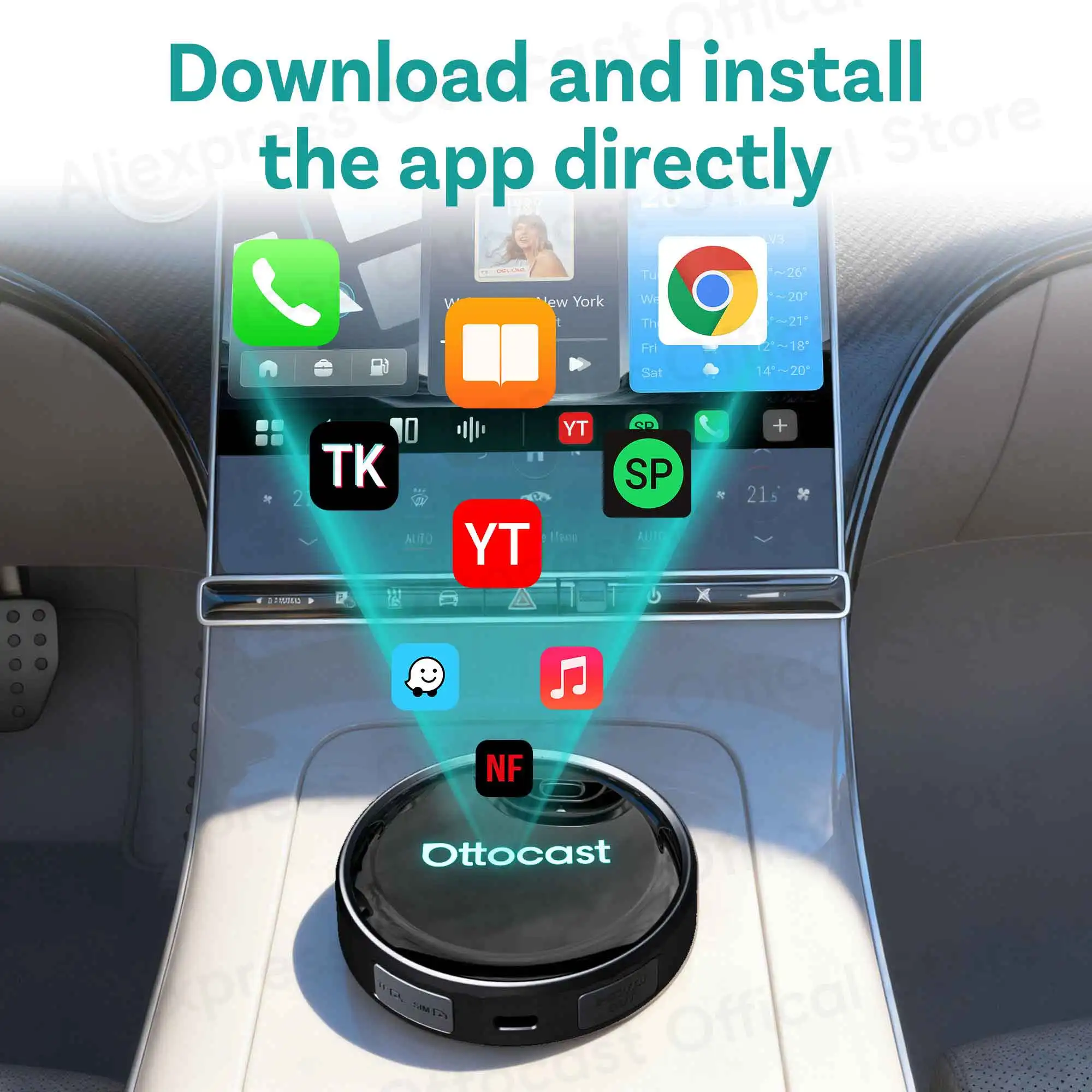 OTTOCAST P3 PRO AI กล่องแอนดรอ - Smart Home Tv บทวิจารณ์และราคา