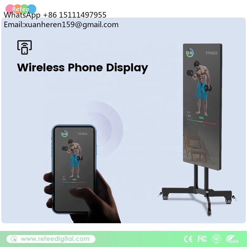 กระจกออกกำลังกายอัจฉริยะแบบตั้ - Smart Home Gym Mirror บทวิจารณ์และราคา