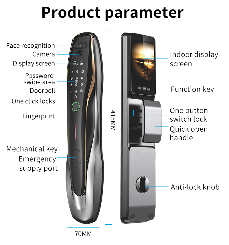 TYSH Tuya Security ลายนิ้วมือ  - Wifi Doorbell Camera บทวิจารณ์และราคา